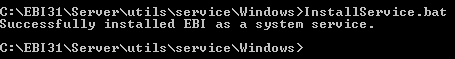 Cleo Clarify 3 DOS Command to Execute Windows Service .bat