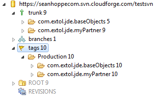 Cleo Clarify SVN Repository Tag Production