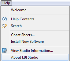 Cleo Clarify 3 Studio help menu Screenshot